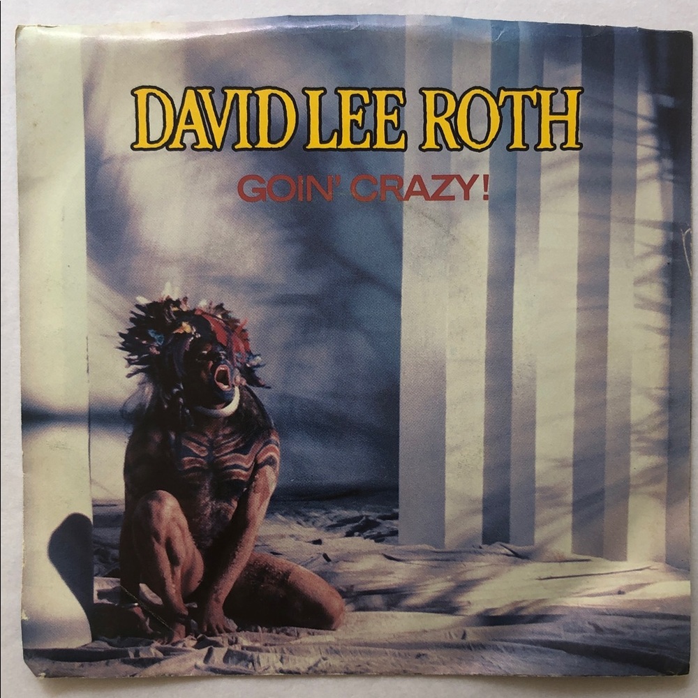 David Lee Roth Goin' Crazy! Vinyl 45 RPM Record